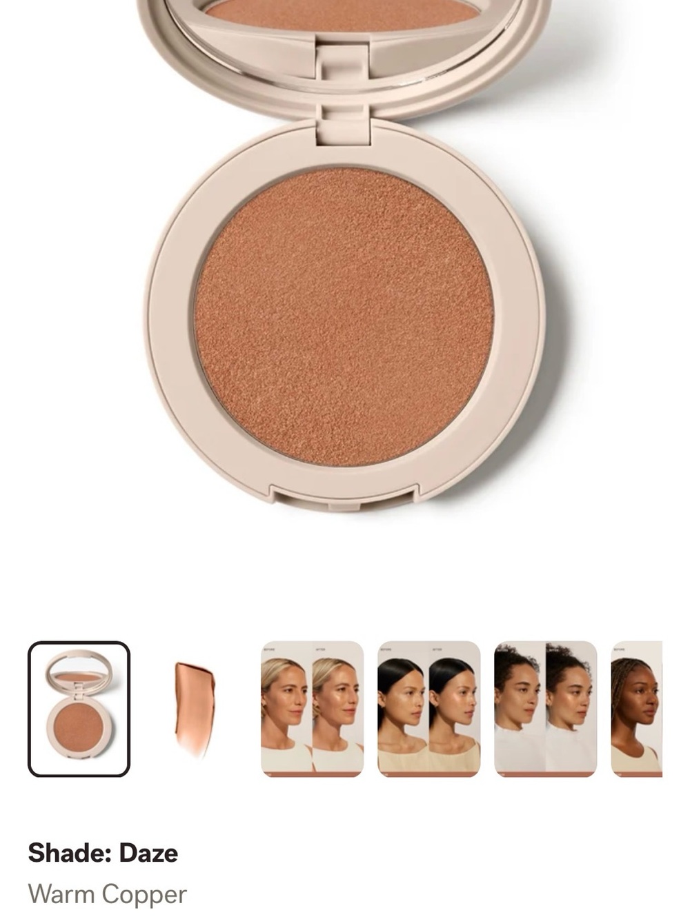 ILIA Lightshift Cream Highlighter in Daze NWT